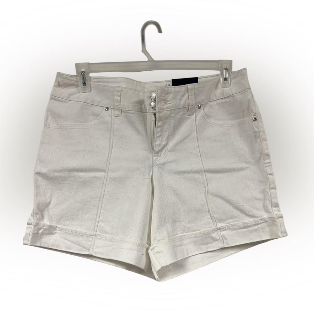 Lane Bryant White Jeans Shorts
